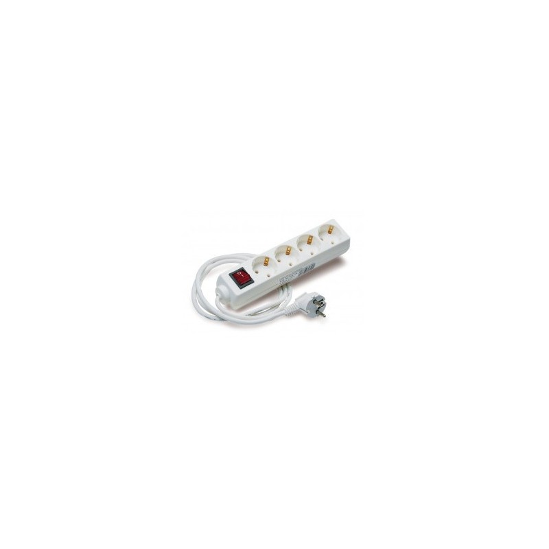 BASE MULTIPLE 4 TOMAS CON INTERRUPTOR...