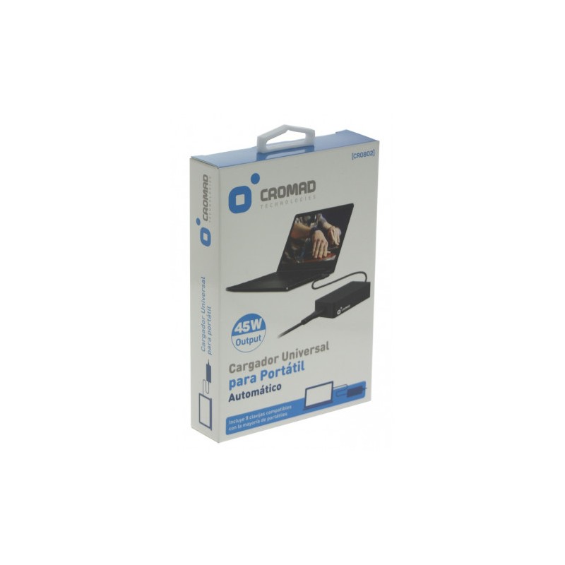 CARGADOR UNIVERSAL AUTOMÁTICO 45W CROMAD
