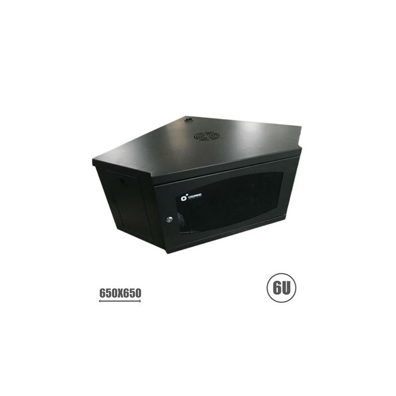 RACK ESQUINA 19" 6U 650X650 CROMAD