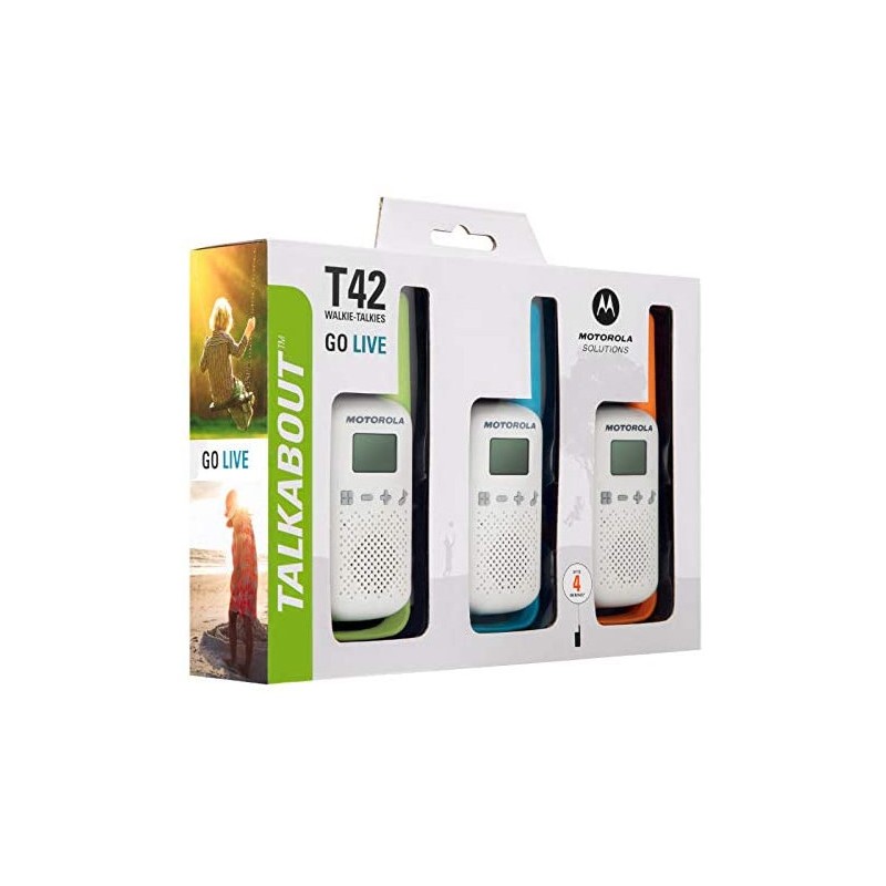 PACK 3 WALKIE - TALKIE MOTOROLA TLKR T42
