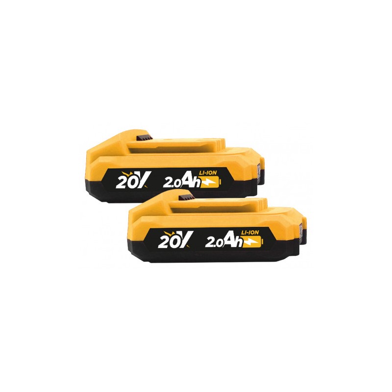 TALADRO PERCUTOR 20V | 2 BATERIAS 2AH...