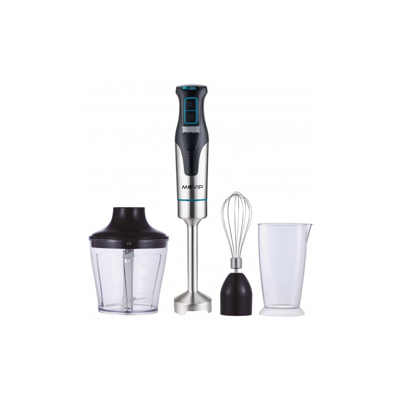BATIDORA DE MANO INOX 1200W +...