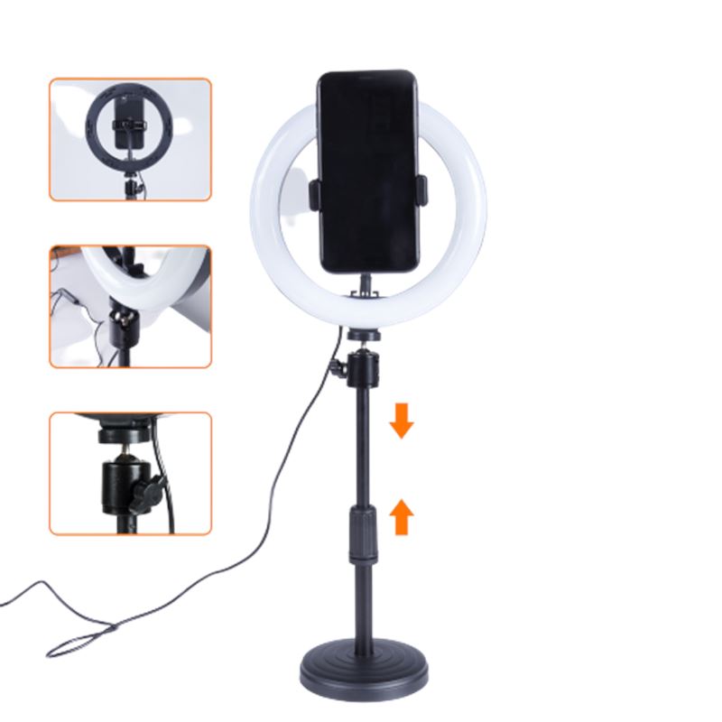 KIT YOUTUBER BGD002 TRIPODE + SOPORTE SMARTPHONE + LUZ 8" XO - XOBGD002