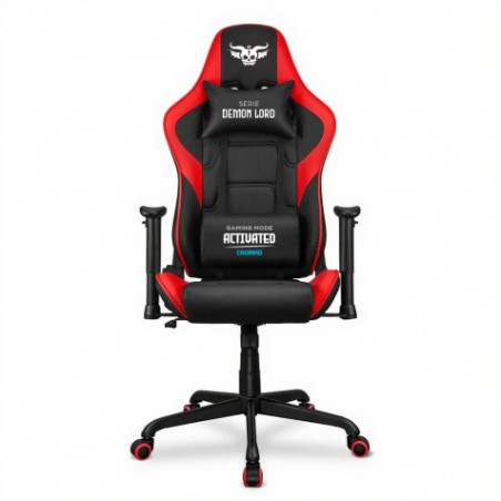 SILLA GAMING SERIE DEMON LORD ROJA CROMAD