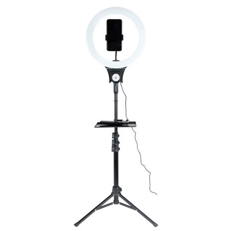 KIT YOUTUBER L06 TRIPODE + SOPORTE SMARTPHONE + LUZ 12" XO - XOL06