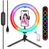 KIT YOUTUBER BGD007 BASE + SOPORTE SMARTPHONE + LUZ 10" 26CM RGB XO - PL0104