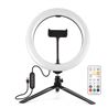 KIT YOUTUBER BGD007 BASE + SOPORTE SMARTPHONE + LUZ 10" 26CM RGB XO - PL0104-1