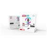 KIT YOUTUBER BGD007 BASE + SOPORTE SMARTPHONE + LUZ 10" 26CM RGB XO - XOBGD007-1