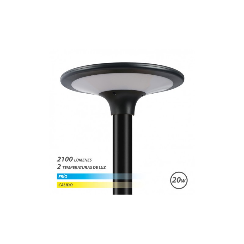 FAROLA LED SOLAR 20W 2100LM...