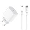 CARGADOR DE CORRIENTE L77 20W TIPO C + CABLE LIGHTNING XO - XOL77LG