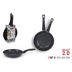 SET 2 SARTENES 20/24CM ALUMINIO FORJADO, APTOS INDUCCIÓN SELECT 2.0 QUTTIN - BQ06026374416