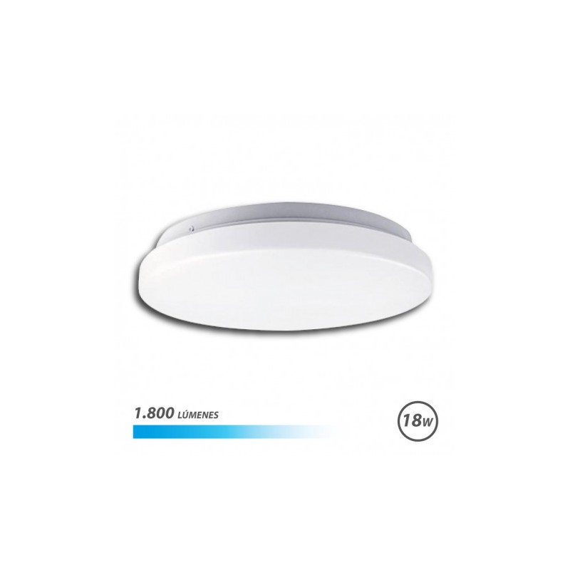 APLIQUE LED TECHO REDONDO 18W LUZ...