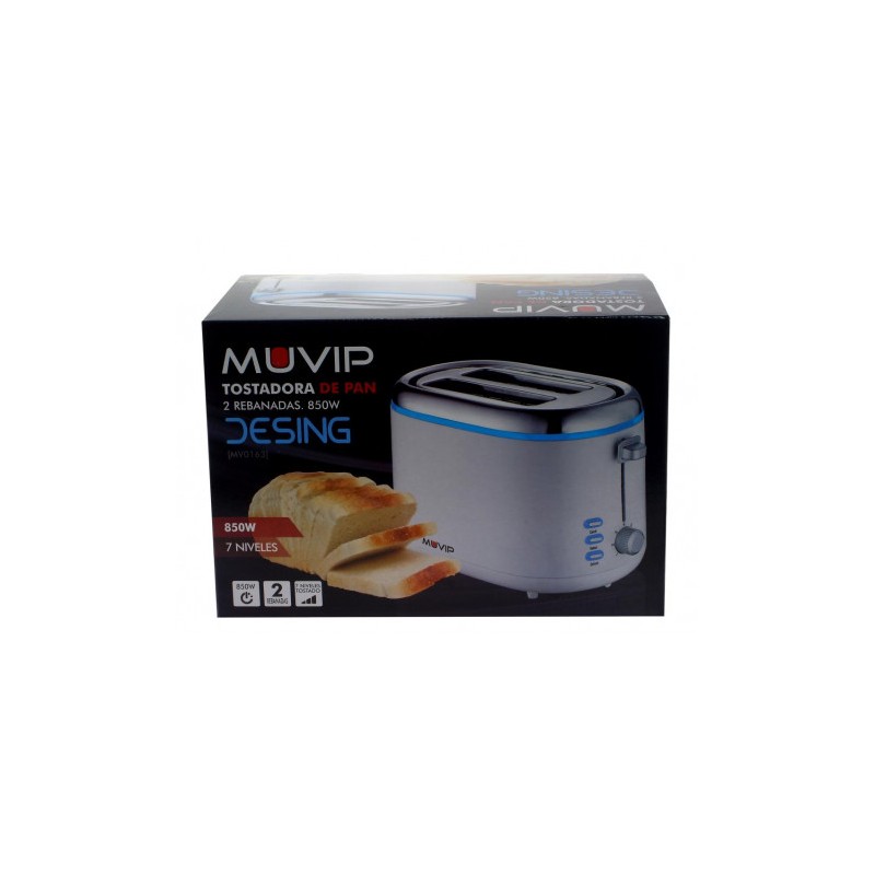 TOSTADORA DE PAN 850W DESIGN MUVIP
