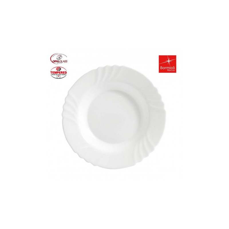 SET 6 PLATOS HONDOS 24X3CM EBRO BORMIOLI