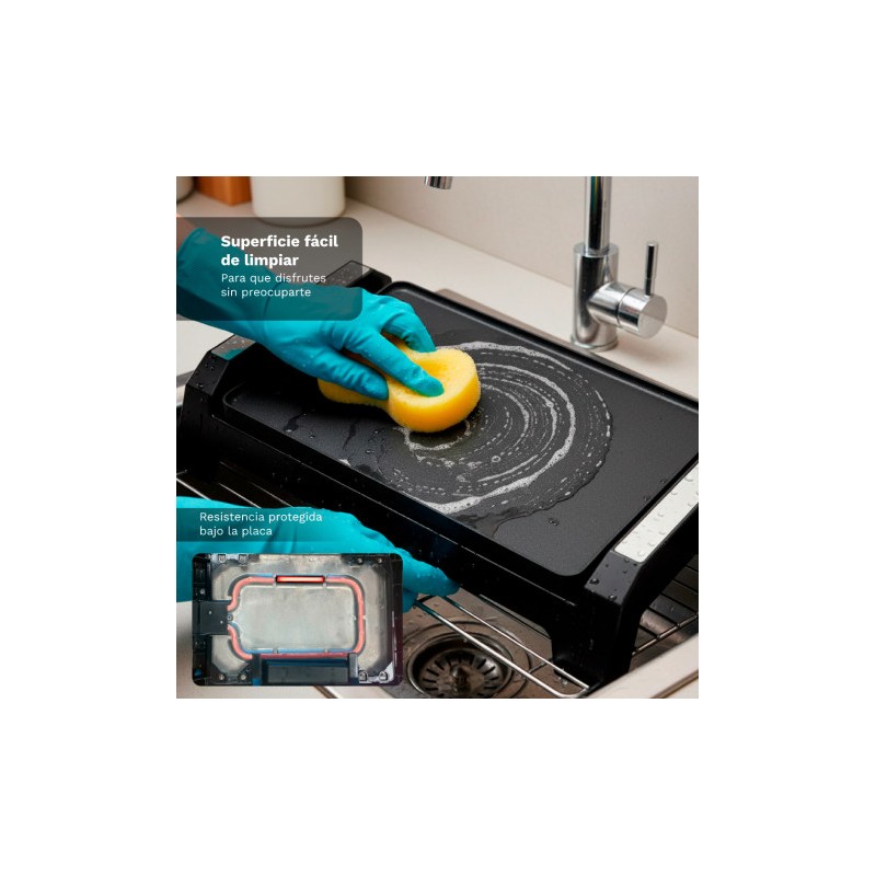 PLANCHA DE ASAR ELECTRICA BK-P36 CON...
