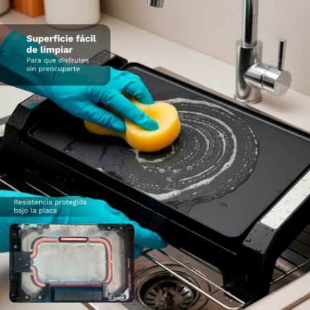 PLANCHA DE ASAR ELECTRICA BK-P36 CON 2000W
