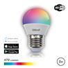 BOMBILLA LED SMART WIFI ESFERICA G45 E27 5W 470LM RGB - EB0352