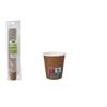 SET 50 VASOS CARTON MARRON 80CC ALGON - BA01054075108