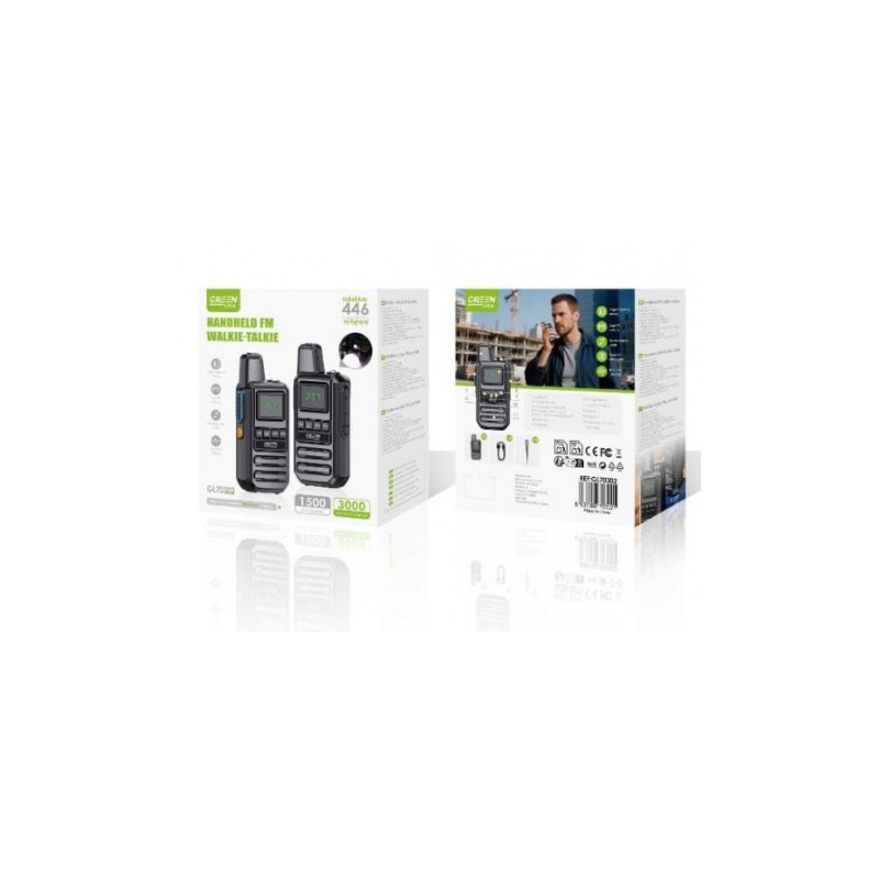 PACK 2 WALKIE-TALKIE GENX 446MHZ 3KM