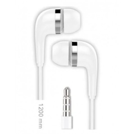 AURICULARES INTRAUDITIVOS CON MICROFONO 3.5 BLANCOS TECH ONE