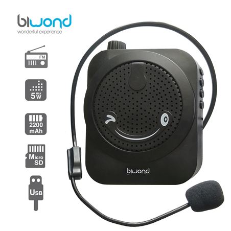 MEGÁFONO PORTÁTIL POCKETVOICE NEGRO BIWOND - BW0068