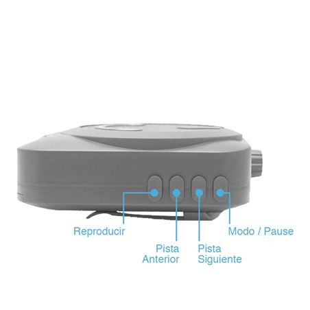 MEGÁFONO PORTÁTIL POCKETVOICE NEGRO BIWOND - BW0067-4