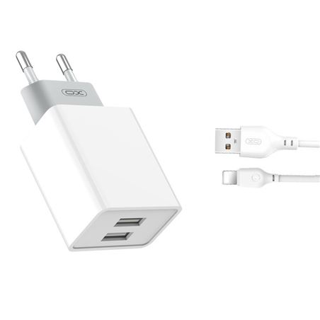 PACK CARGADOR CORRIENTE L65 2.4A + CABLE LIGHTNING XO - XOL65LG