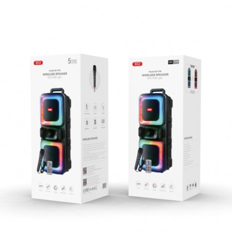 ALTAVOZ KARAOKE RGB 20W CON MICROFONO F55 XO