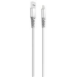 CABLE NB154 CARGA RAPIDA USB - LIGHTNING | 2A | 1 METRO | PLATA XO - XONB154LGSL