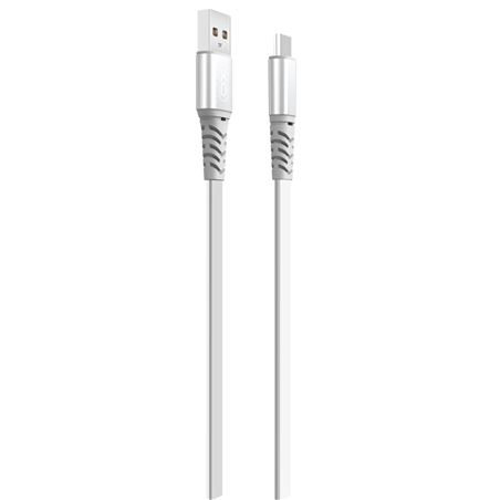 CABLE NB154 CARGA RAPIDA USB - TIPO C | 2A | 1 METRO | PLATA XO - XONB154TCSL