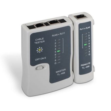 TESTER AISENS A142-0312 PARA CABLE RJ11/RJ12/RJ45 - A142-0312