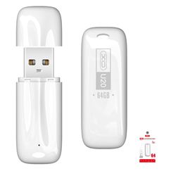 PENDRIVE U20 64GB USB 2.0 BLANCO XO - XOU2064GBWH