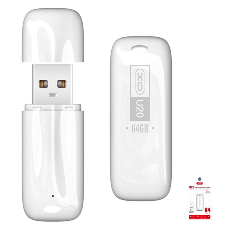 PENDRIVE U20 64GB USB 2.0 BLANCO XO - XOU2064GBWH