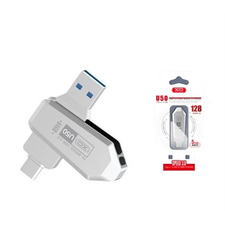 PENDRIVE U50 OTG TIPO C USB 3.0 128GB XO - XOU50128GB