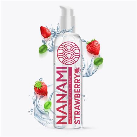 LUBRICANTE BASE DE AGUA DE FRESA 150ML NANAMI - 8436583795026