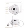 CAMARA IP PANORÁMICA 360º 5MP | WIFI | SD | ONVIF | CAMVIEW - CV0163-1