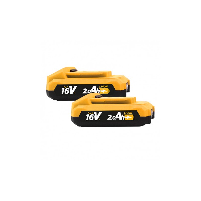 TALADRO PERCUTOR 16V | 2 BATERIAS 2AH...