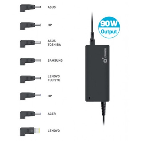 CARGADOR UNIVERSAL AUTOMATICO 90W 8 PUNTAS CROMAD