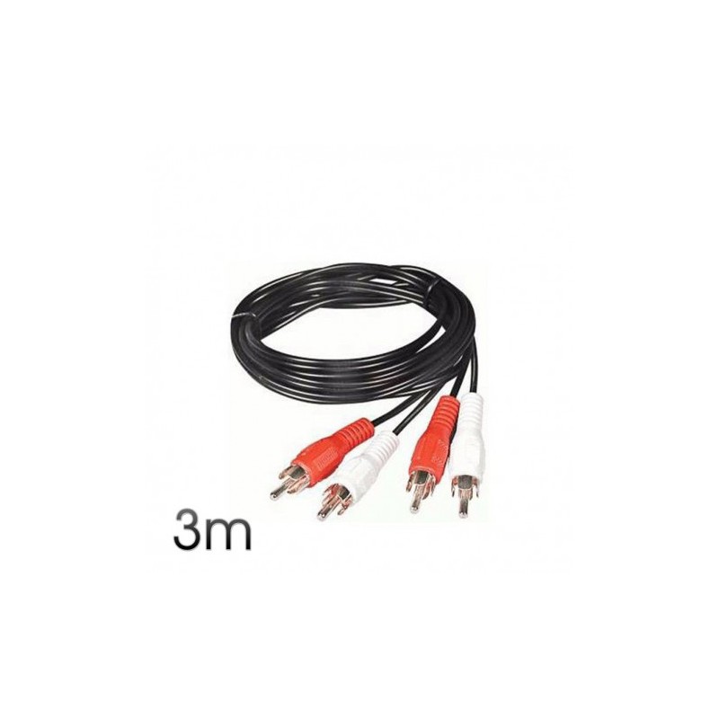 CABLE AUDIO RCA - RCA 3 METROS CROMAD