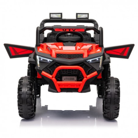 COCHE INFANTIL A BATERIA CON CONTROL REMOTO BUGGY 4X4 ROJO