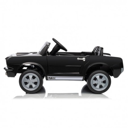 COCHE INFANTIL A BATERIA CON CONTROL REMOTO FORD MUSTANG SHELBY GT350 NEGRO
