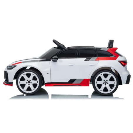 COCHE INFANTIL A BATERIA CON CONTROL REMOTO AUDI RS6 GT AVANT BLANCO