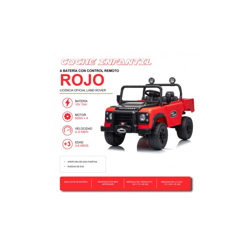 COCHE INFANTIL A BATERIA CONTROL...