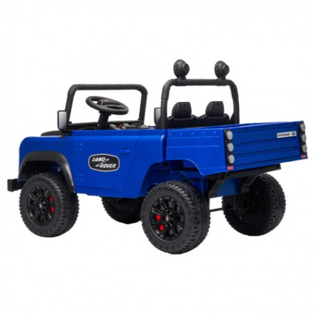 COCHE INFANTIL A BATERIA CONTROL REMOTO LAND ROVER DEFENDER CLASSIC AZUL