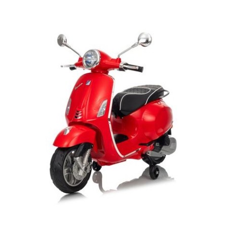 MOTO INFANTIL A BATERIA VESPA PRIMAVERA ROJO