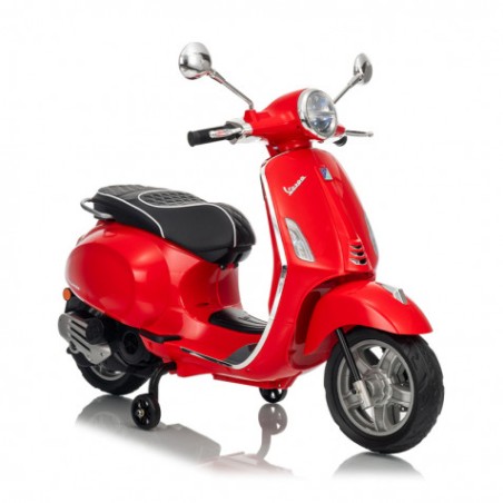 MOTO INFANTIL A BATERIA VESPA PRIMAVERA ROJO