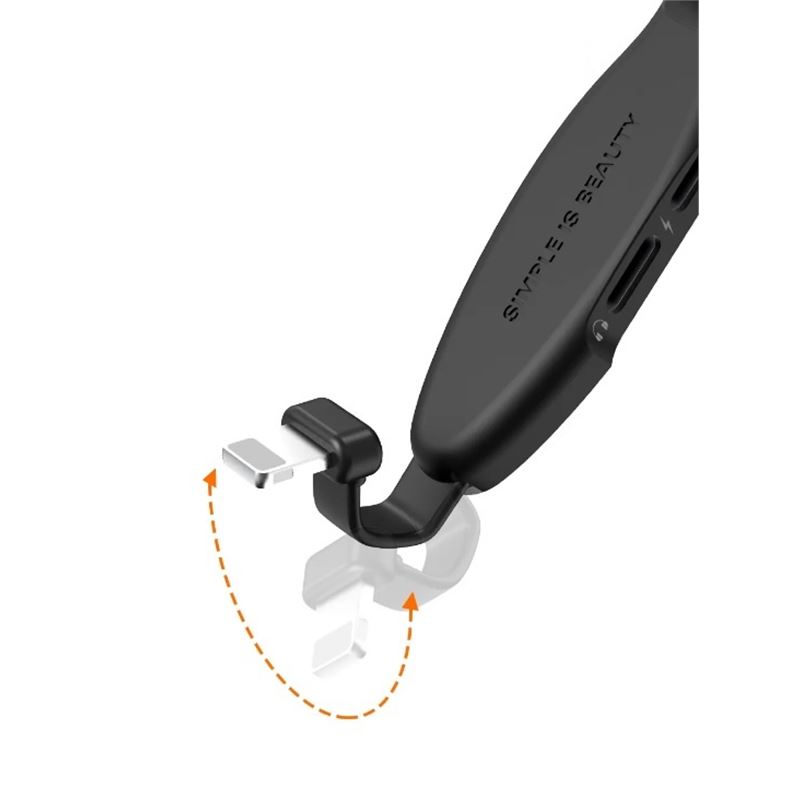 SOPORTE NB133 ADAPTADOR IPHONE SALIDA AUDIO Y CARGA XO - XONB0133-1