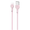 CABLE NB132 CARGA RAPIDA USB - LIGHTNING | 2A | 1 METRO | ROSA XO - XONB132LGPK