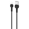 CABLE NB132 CARGA RAPIDA USB - LIGHTNING | 2A | 1 METRO | NEGRO XO - XONB132LGBK