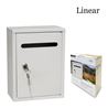 BUZON DE ACERO MODELO LINEAR BLANCO - 85803